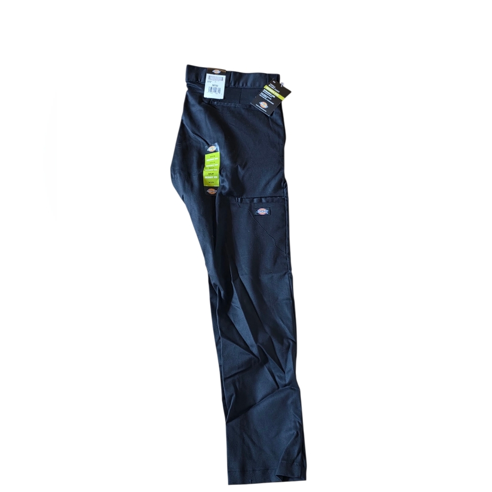 NWT Dickie's Twill Work Pants Skinny Straight Black Size 36Wx30L